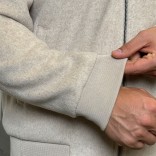 Мужской бомбер Loro Piana бежевого цвета