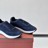 Мужские кроссовки Loro Piana Week End Walk - Navy