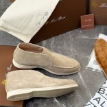 Мужские лоферы с меховой стелькой Loro Piana