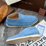 Мужские лоферы с меховой стелькой Loro Piana