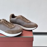 Мужские кроссовки Loro Piana Week End Walk - Brown