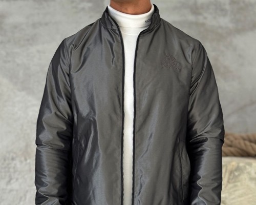 Двусторонняя ветровка Loro Piana - Grey / Black