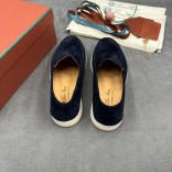 Мужские замшевые лоферы Loro Piana