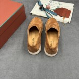 Мужские замшевые лоферы Loro Piana