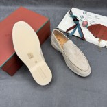 Мужские замшевые лоферы Loro Piana