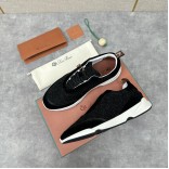 Мужские кроссовки Loro Piana 360 Lp Flexy Walk - Black