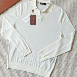 Поло с длинным рукавом Loro Piana Premium - Beige