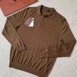 Поло с длинным рукавом Loro Piana Premium - Caramel