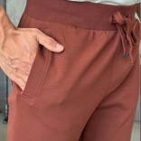 Мужские спортивные штаны Loro Piana monogram - Brown