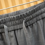 Мужские серые штаны Loro Piana Premium