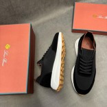 Мужские кроссовки Loro Piana knitted - Navy