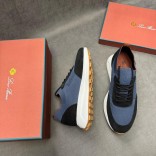 Мужские кроссовки Loro Piana knitted - Blue