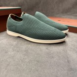 Мужские текстильные лоферы Loro Piana