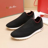 Мужские текстильные кроссовки Loro Piana Lp Flexy Active - Navy