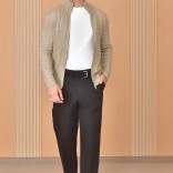 Кашемировый свитер Loro Piana Premium zip-up - Beige
