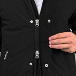 Парка чёрного цвета Loro Piana logo-patch