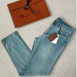 Мужские светло-синие джинсы Loro Piana Premium