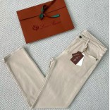 Мужские бежевые джинсы Loro Piana Premium