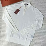 Поло с длинным рукавом Loro Piana Premium - Beige