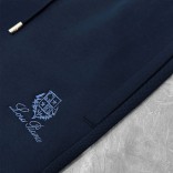 Спортивные штаны Loro Piana logo-embroidered - Navy