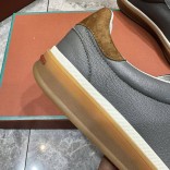 Мужские кожаные кроссовки Loro Piana Tennis Walk