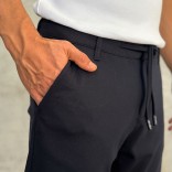 Мужские шорты Loro Piana чёрного цвета