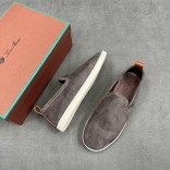 Мужские лоферы Loro Piana Venice Walk - Grey