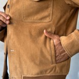 Мужская бежевая куртка Loro Piana Premium