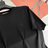 Мужская чёрная футболка Loro Piana