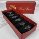 Комплект носков Loro Piana grey logo Комплект носков Loro Piana grey logo