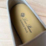 Женские замшевые лоферы Loro Piana Open Walk Premium - Grey