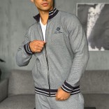 Спортивный костюм Loro Piana logo-embroidered - Blue / Grey