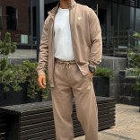 Кофта на молнии Loro Piana logo-embroidered - Beige