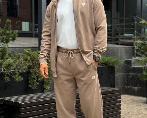 Спортивный костюм Loro Piana logo-embroidered - Beige