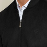 Мужской бомбер Loro Piana чёрного цвета