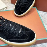 Мужские замшевые кроссовки Loro Piana Tennis Walk