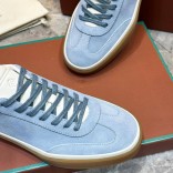 Мужские замшевые кроссовки Loro Piana Tennis Walk