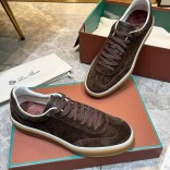 Мужские замшевые кроссовки Loro Piana Tennis Walk