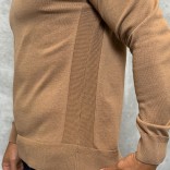 Мужская кофта Loro Piana zip neck - Brown
