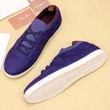 Замшевые кроссовки Loro Piana Soho Walk - Purple