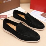 Мужские лоферы Loro Piana Summer Walk - Black