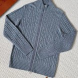 Кашемировый свитер Loro Piana Premium zip-up - Grey