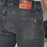 Мужские джинсы Loro Piana чёрного цвета