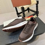 Мужские кроссовки Loro Piana Week End Walk - Brown