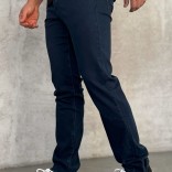 Мужские джинсы тёмно-синего цвета Loro Piana straight fit