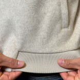 Мужской бомбер Loro Piana бежевого цвета