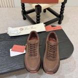 Мужские кроссовки Loro Piana Week End Walk - Brown