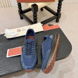 Мужские кроссовки Loro Piana Week End Walk - Navy