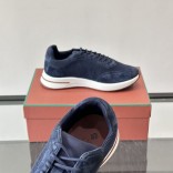 Мужские кроссовки Loro Piana Week End Walk - Navy