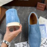 Мужские лоферы с меховой стелькой Loro Piana